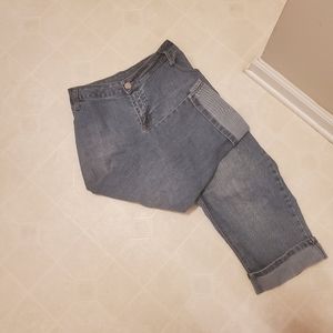 * South Pole Plus Size Denim Jean Capris, Sz 22